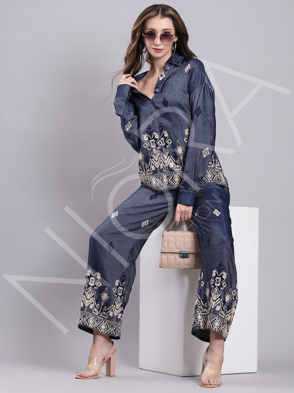 Ruhani Embrioded 2-Piece Set
