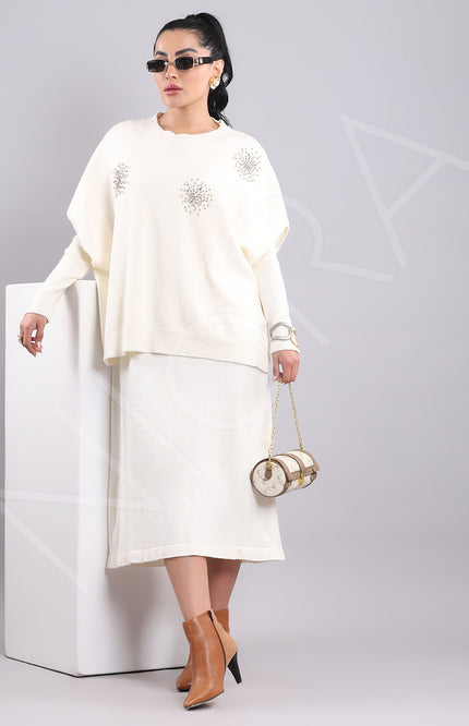 Layered Embellished 2-Piece Dress