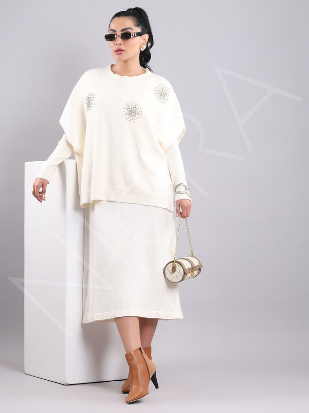 Layered Embellished 2-Piece Dress