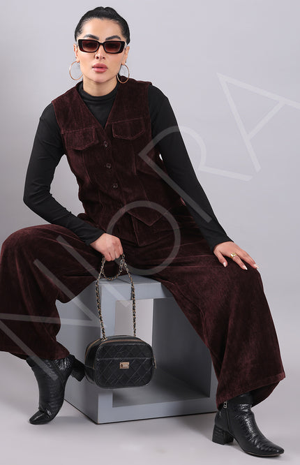 Luxe Corduroy 3-Piece Pants Set