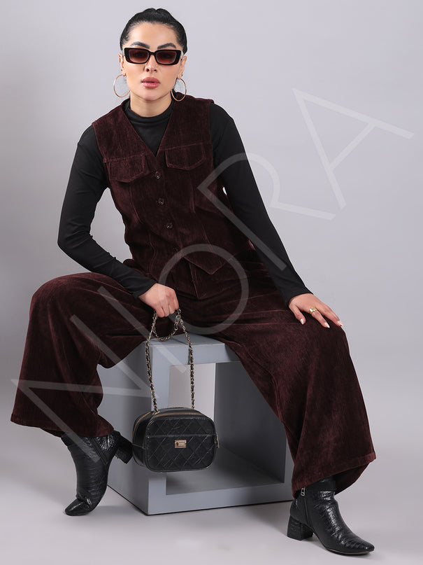 Luxe Corduroy 3-Piece Pants Set