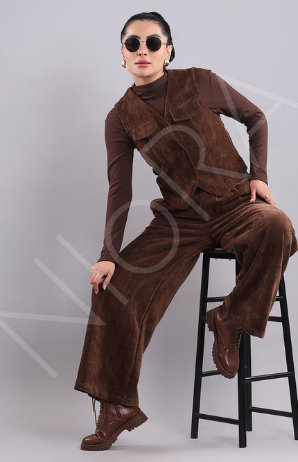 Luxe Corduroy 3-Piece Pants Set