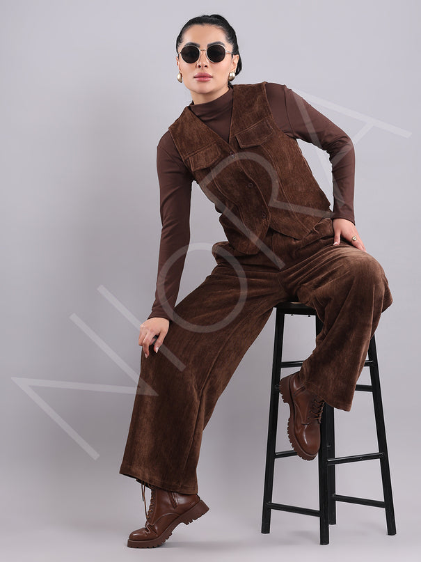 Luxe Corduroy 3-Piece Pants Set