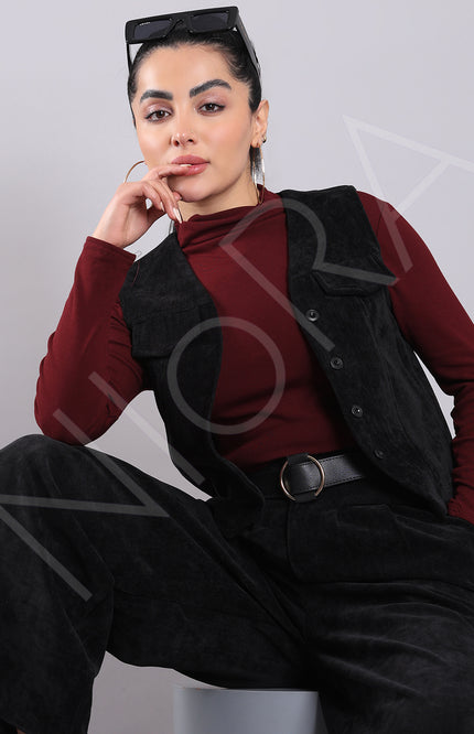 Luxe Corduroy 3-Piece Pants Set