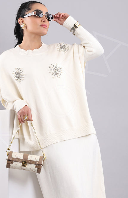 Layered Embellished 2-Piece Dress