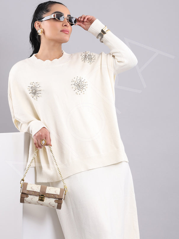 Layered Embellished 2-Piece Dress