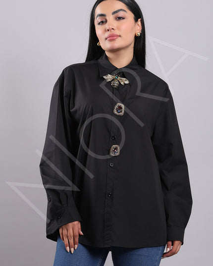 Maison Luxe Bee Accent Shirt