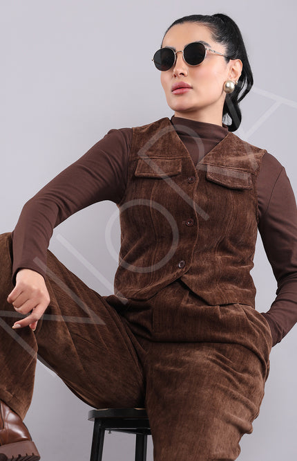 Luxe Corduroy 3-Piece Pants Set