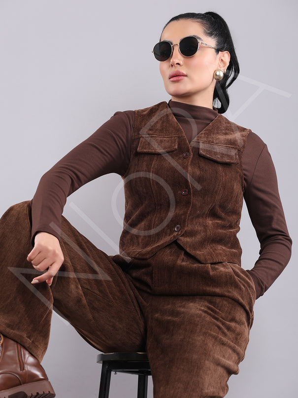 Luxe Corduroy 3-Piece Pants Set