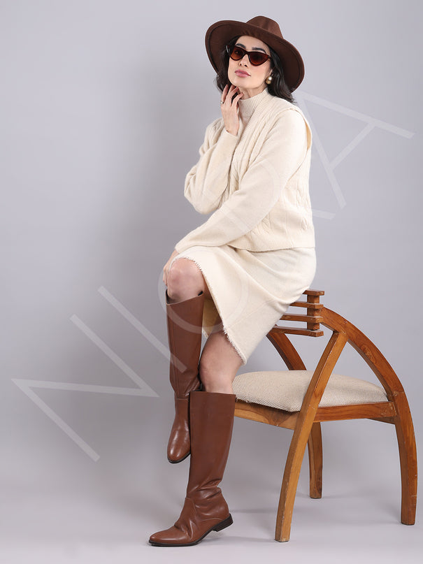 Luxury Wool Knit Twin Set