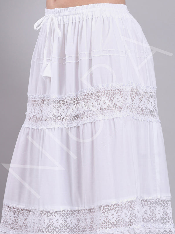 Lace Drift Long Skirt