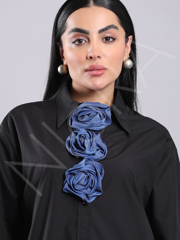 Maison Floral Accent Shirt