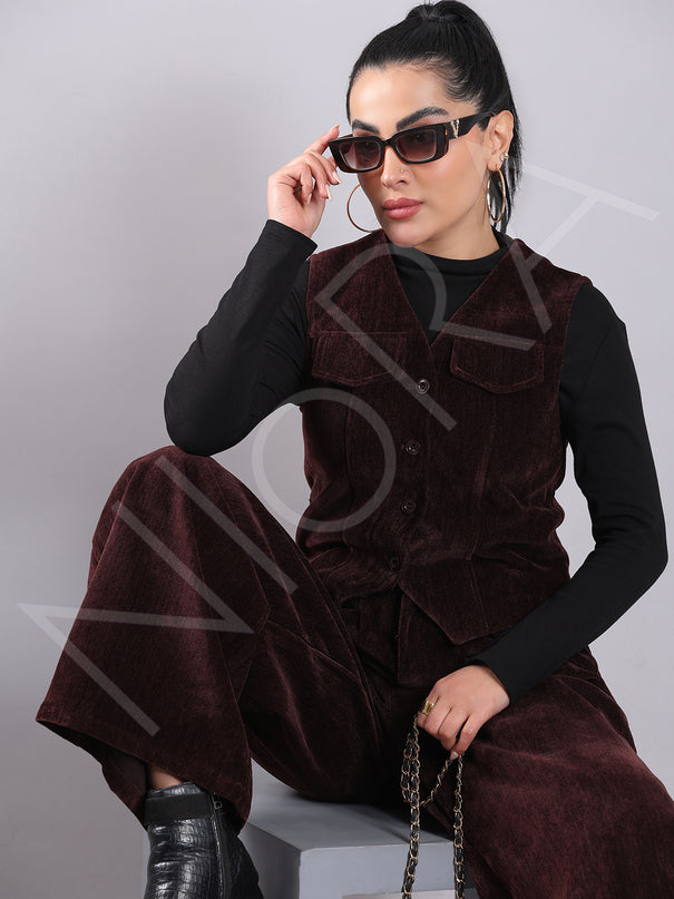 Luxe Corduroy 3-Piece Pants Set
