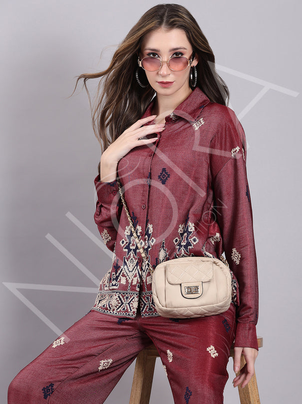 Ruhani Embrioded 2-Piece Set