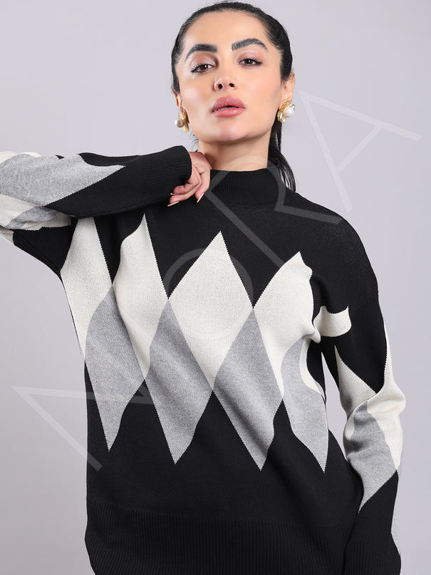 Argyle Knit Co-ord Set