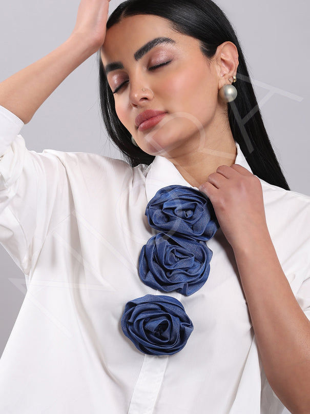 Maison Floral Accent Shirt