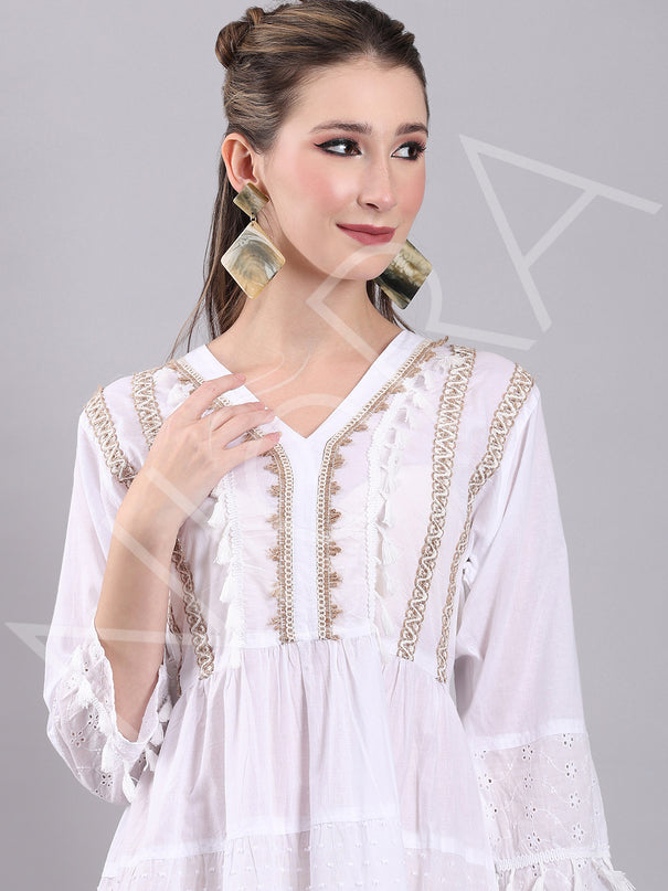 Bohemian Whisper Short Dress