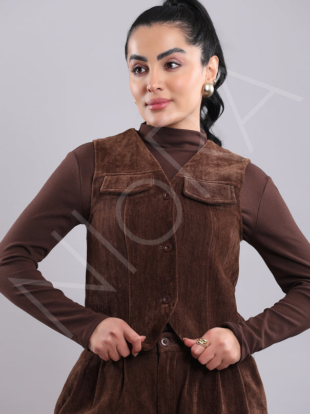 Luxe Corduroy 3-Piece Pants Set