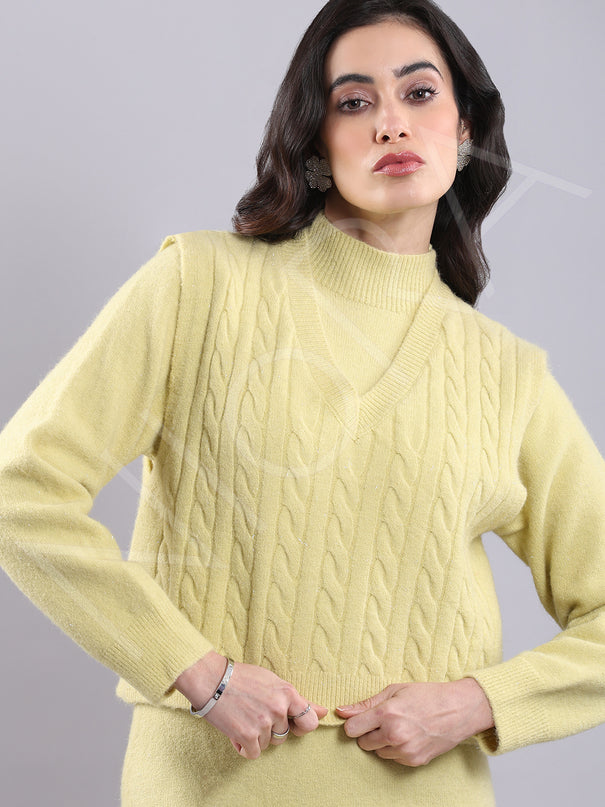 Luxury Wool Knit Twin Set