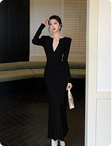 Aurora Premium Knitted Maxi Dress