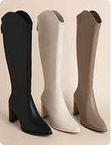 Oslo Knee High Leather Boots