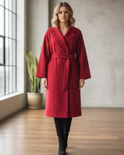 Urban Luxe Longline Wool Coat