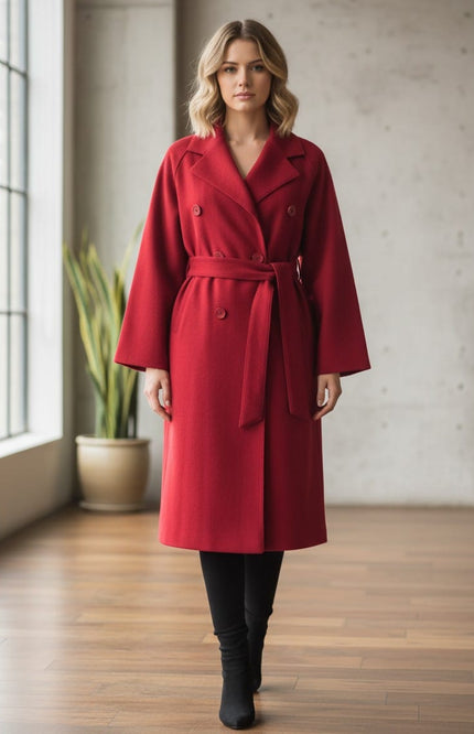 Urban Luxe Longline Wool Coat
