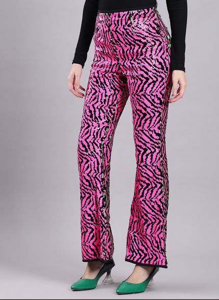 Sequiin Flared Pants